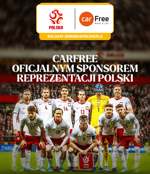 CarFree Oficjalnym Sponsorem Reprezentacji Polski