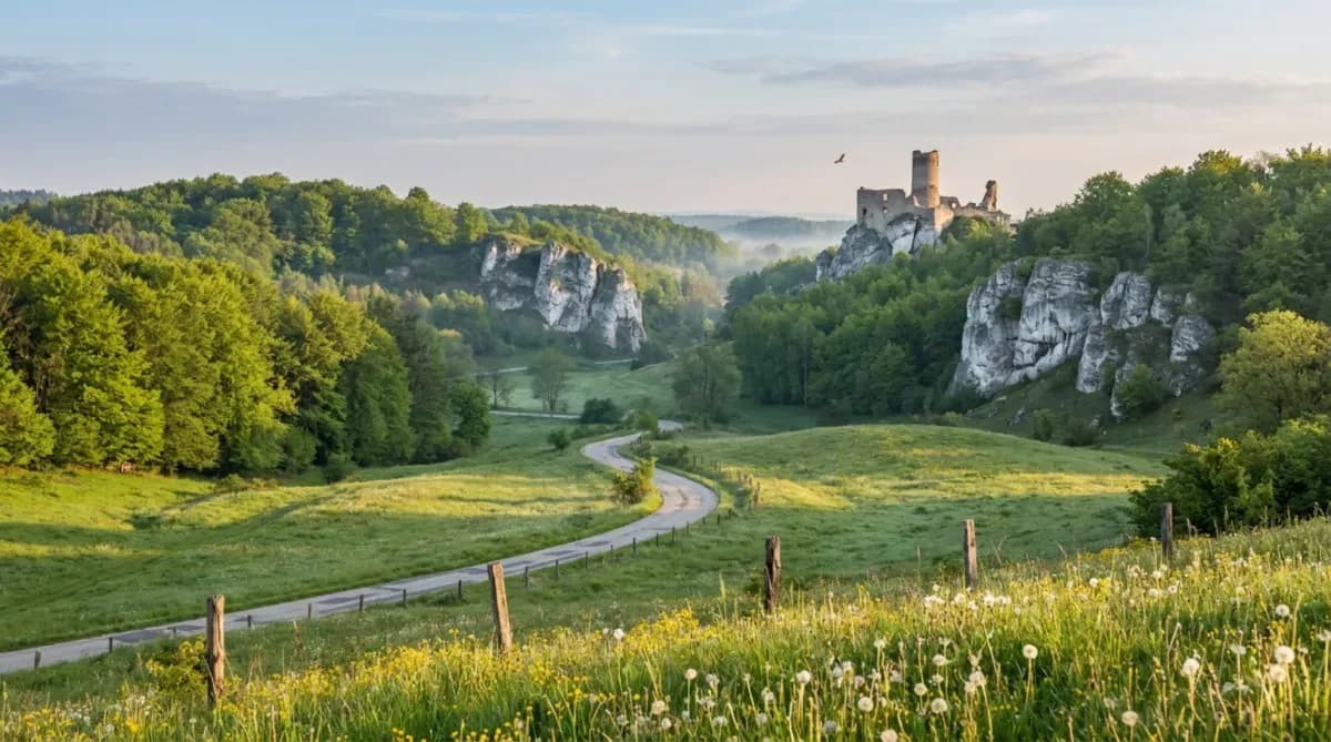Driving the Trail of the Eagles' Nests - Castles Near Krakow