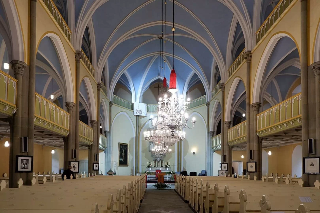 Wnętrze Kościoła Zbawiciela w Bielsku-Białej