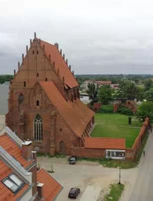 Ceglany klasztor dominikanów w Elblągu