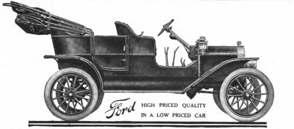 Ford model T z 1908 roku / fot. Wikipedia