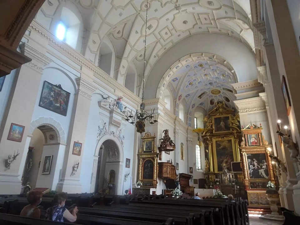 Wnętrze Kościoła Farnego w Kazimierzu Dolnym