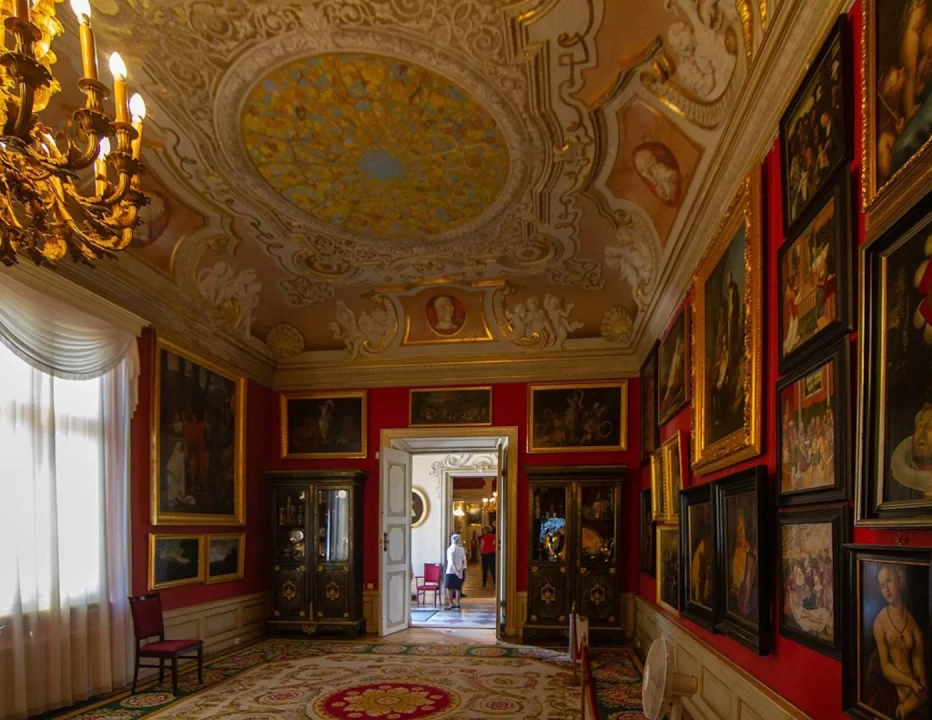 Wnętrza pałacu w Wilanowie