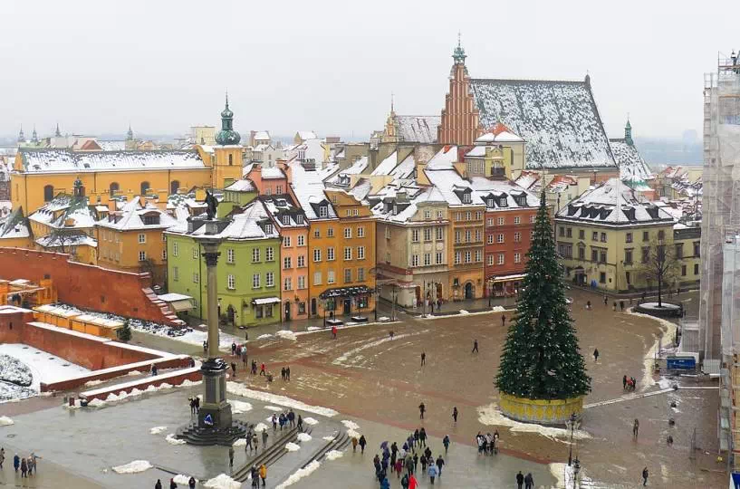Święta Bożego Narodzenia w Warszawie / fot. Wikimedia